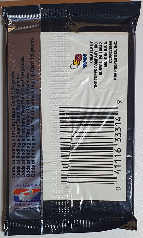 1993-94 Topps Stadium Club NBA Basketball Series 2 Pack - Factory Sealed Packs