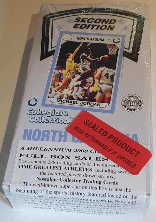 1989-90 North Carolina Second Edition (Look for Jordans) - Factory Sealed Packs