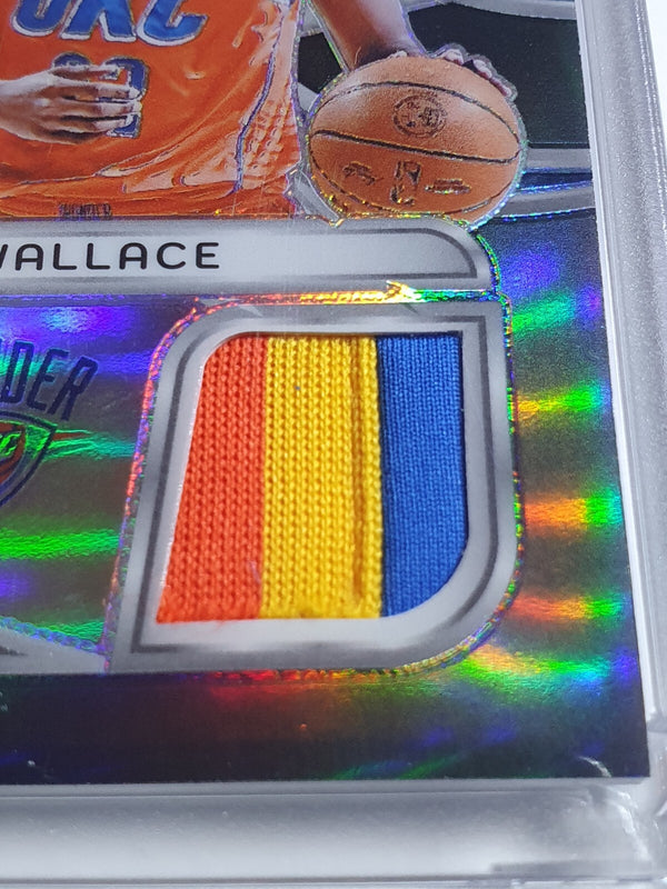2023 Panini Spectra Cason Wallace Rookie #PATCH SILVER /149 Holo 3 Color Jersey