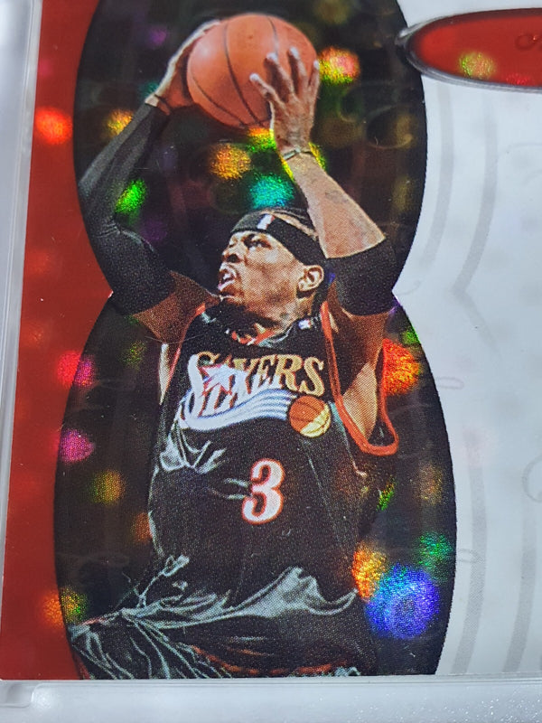 2006 Bowman Elevation Allen Iverson #PATCH RED /49 Game Worn Jersey - Rare