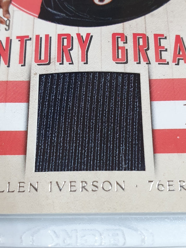 2014 Panini Threads Allen Iverson #PATCH /199 Game Worn Jersey - Ready to Grade