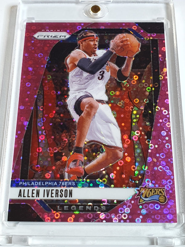 2024 Panini Prizm Allen Iverson #291 FAST BREAK PINK /50 Holo - Ready to Grade
