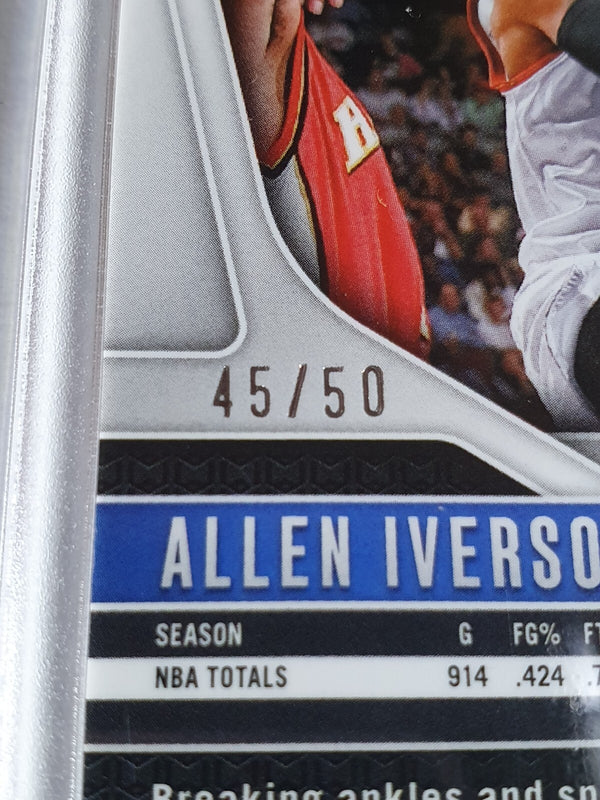2024 Panini Prizm Allen Iverson #291 FAST BREAK PINK /50 Holo - Ready to Grade