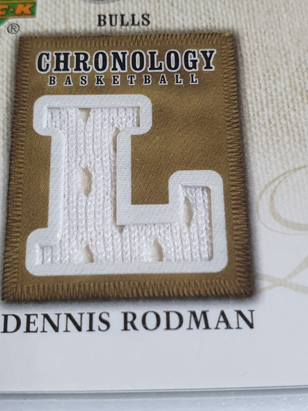 2006 Upper Deck Dennis Rodman #PATCH GOLD /75 Game Worn Jersey - Ready to Grade