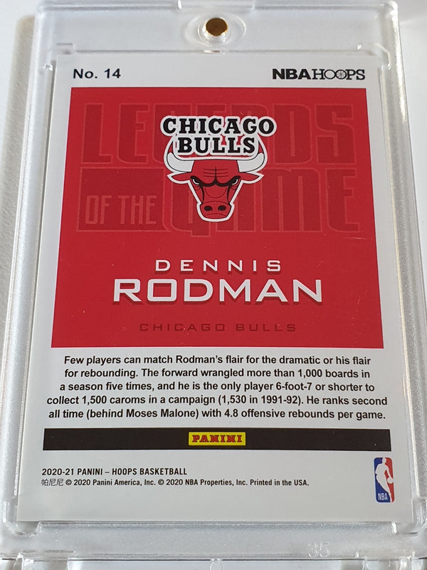 2020 NBA Hoops Dennis Rodman #14 ARTIST PROOF /25 HOLO - Ready to Grade
