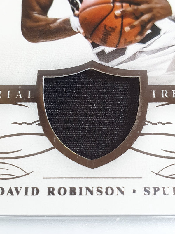 2013 Panini National Treasures David Robinson #PATCH /49 Game Worn Jersey - Rare