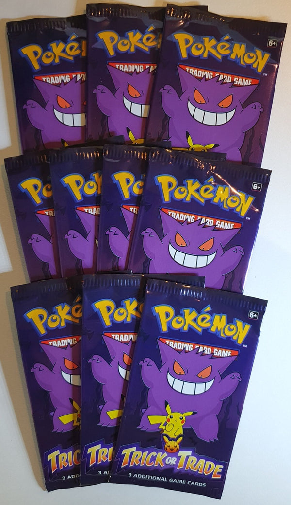 2022 Pokemon Trick or Trade Booster Packs LOT OF 10 - Factory Sealed