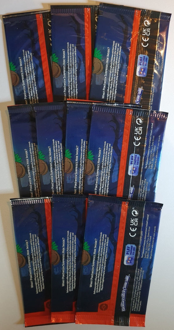 2024 Pokemon Trick or Trade Booster Packs LOT OF 10 - Factory Sealed