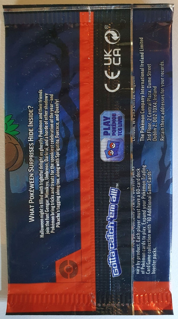 2024 Pokemon Trick or Trade Booster Packs - Factory Sealed