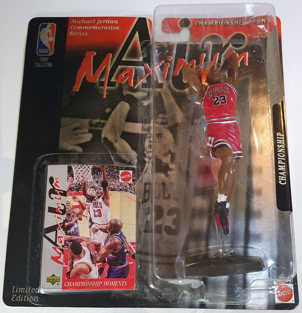 1999 Upper Deck Mattel Michael Jordan Max Air 1 Figurine - Sealed Figure & Card