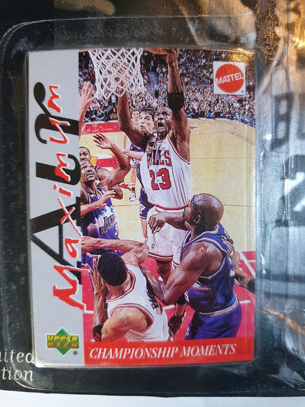 1999 Upper Deck Mattel Michael Jordan Max Air 1 Figurine - Sealed Figure & Card