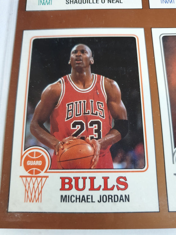 1994 Sports Cards Magazine (8 Card Set) Uncut Sheet Michael Jordan Shaq - Rare