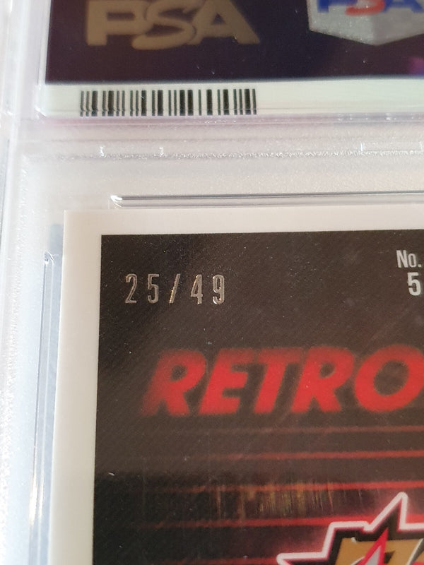 2018 Donruss Optic Allen Iverson #5 BLUE /49 Holo Retro Series - PSA 9 (POP 3)
