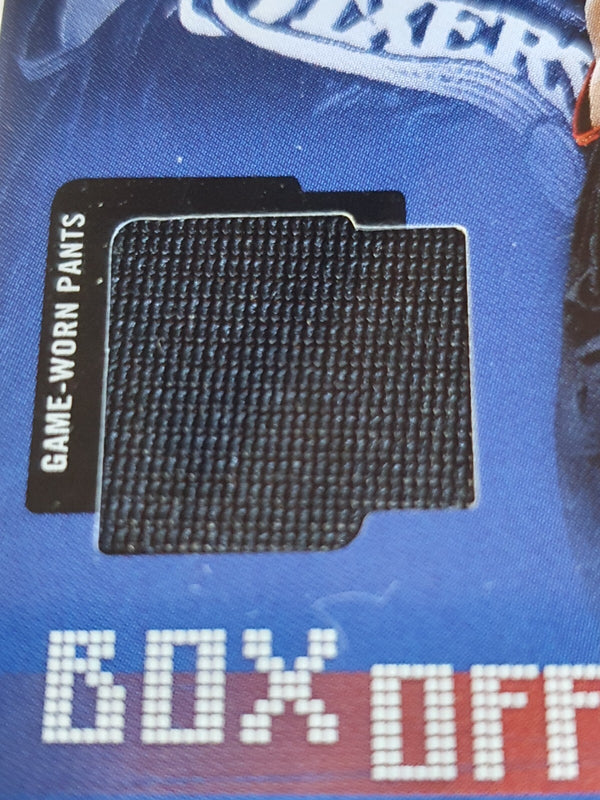 2001 Fleer EX Allen Iverson #PATCH Game Worn Jersey - Ready to Grade