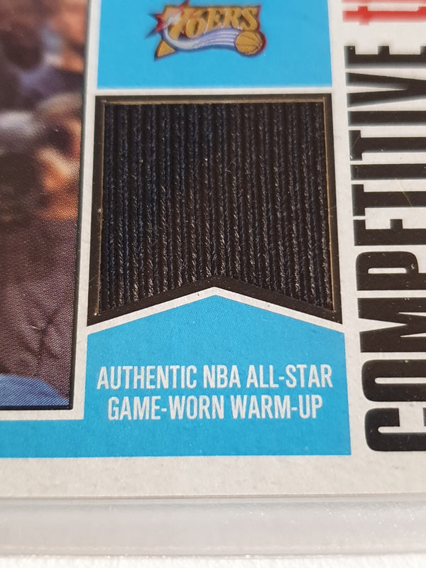 2001 Topps Heritage Allen Iverson #PATCH Game Worn Jersey - Ready to Grade