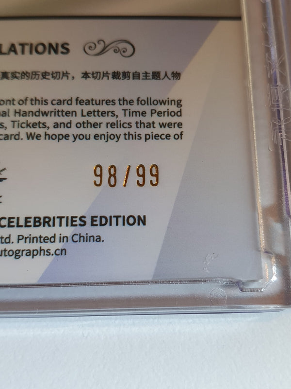 2024 Eternal Catherine the Great #RELICS HOLO /99 History Relic - Factory Sealed