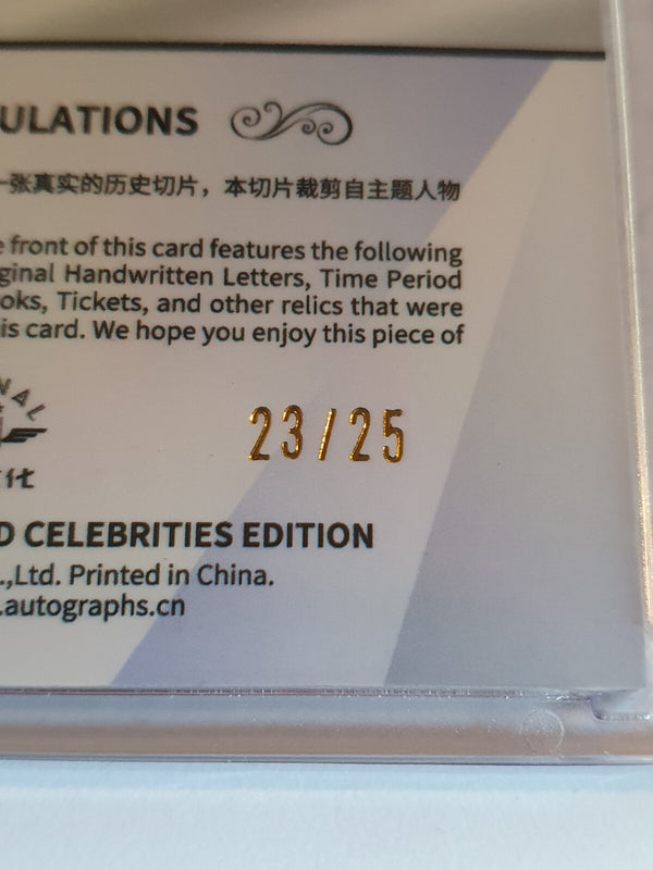 2024 Eternal Catherine the Great #RELICS RED /25 Authentic History Relic Sealed