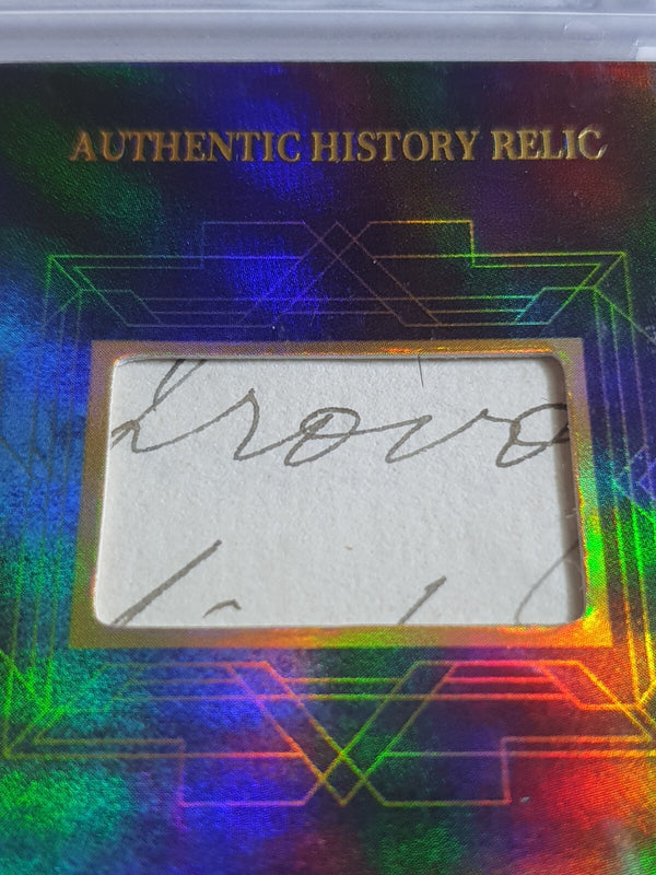 2024 Eternal Ernest Hemingway #RELICS BLUE /75 Authentic History Relic - Sealed