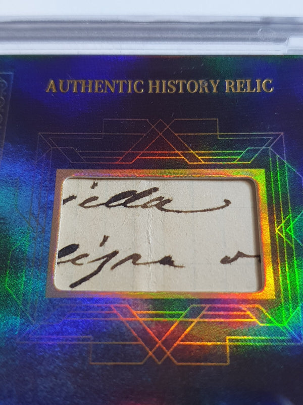 2024 Eternal Oscar Wilde #RELICS BLUE /75 Authentic History Relic - Sealed