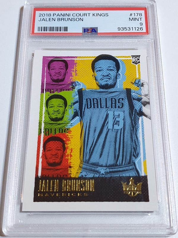 2018 Court Kings Jalen Brunson Rookie #178 Level III (3) RC - PSA 9 (POP 20)