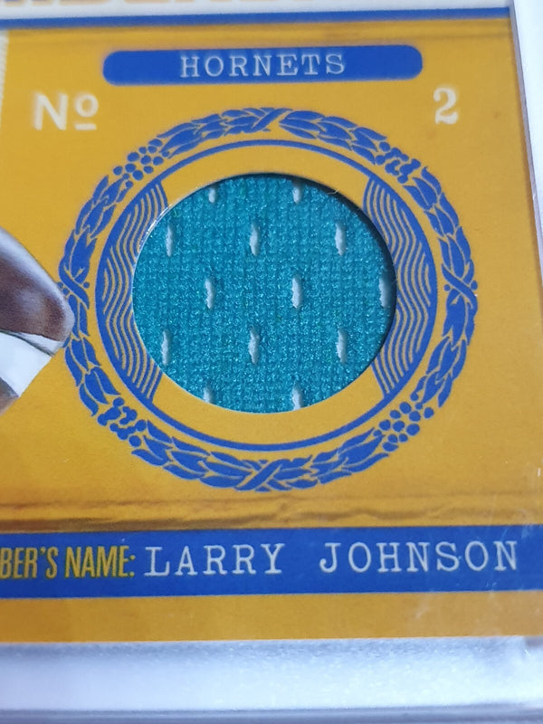 2010 Panini Classics Larry Johnson #PATCH /499 Game Worn Jersey - Rare