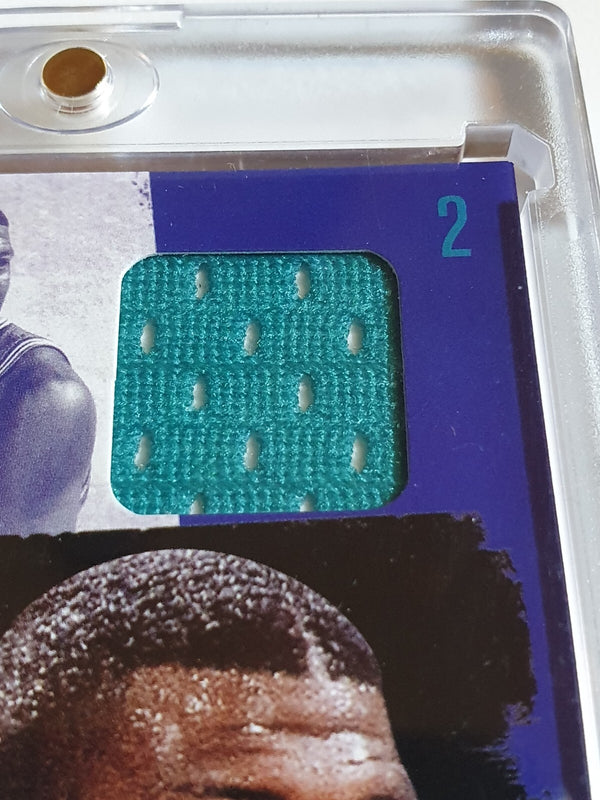 2013 Panini Elite Larry Johnson #PATCH Game Worn Jersey Throwback Threads - Rare