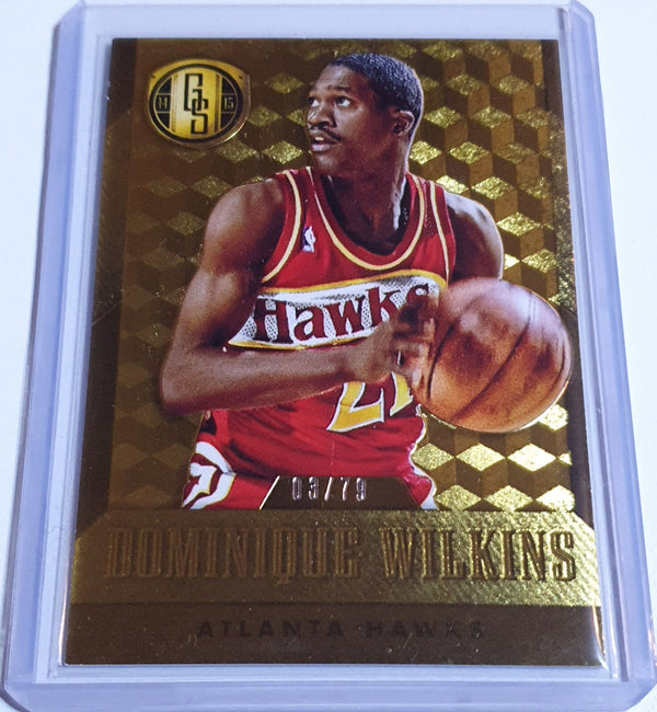 2014 Panini Gold Standard Dominique Wilkins #200 GOLD /79 Holo - Ready to Grade