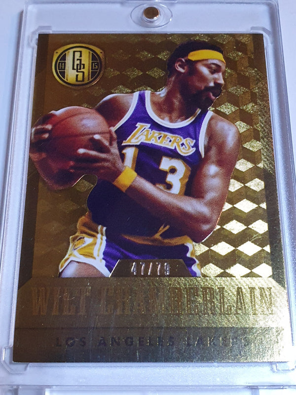 2014 Panini Gold Standard Wilt Chamberlain #174 GOLD /79 Holo - Ready to Grade