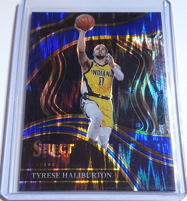 2023 Panini Select Tyrese Haliburton #229 BLUE FLASH /99 Holo Courtside - Rare