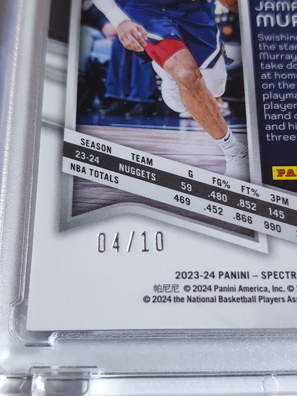 2023 Panini Spectra Jamal Murray #118 HYPER GOLD /10 Prizm - Rare