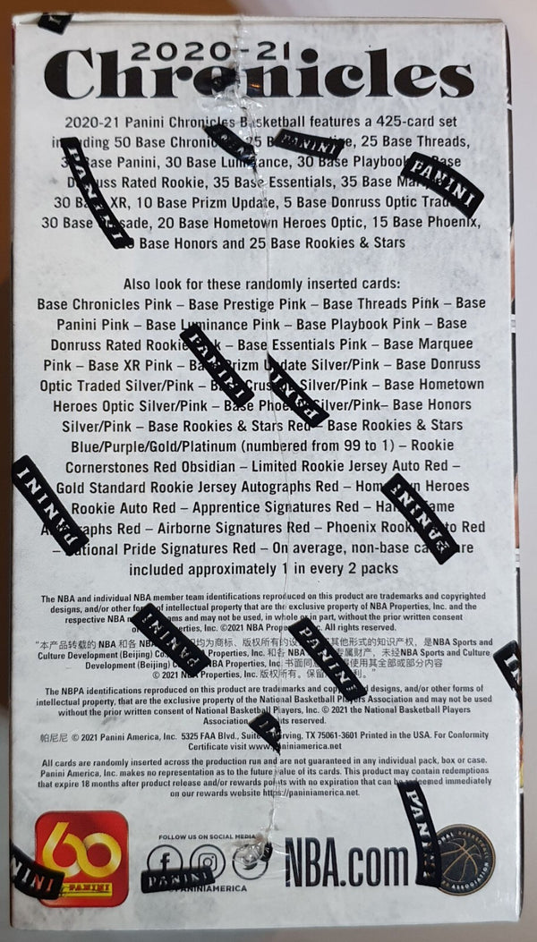 2020-21 Panini Chronicles Basketball Blaster Box - LaMelo or Anthony Edwards RC?