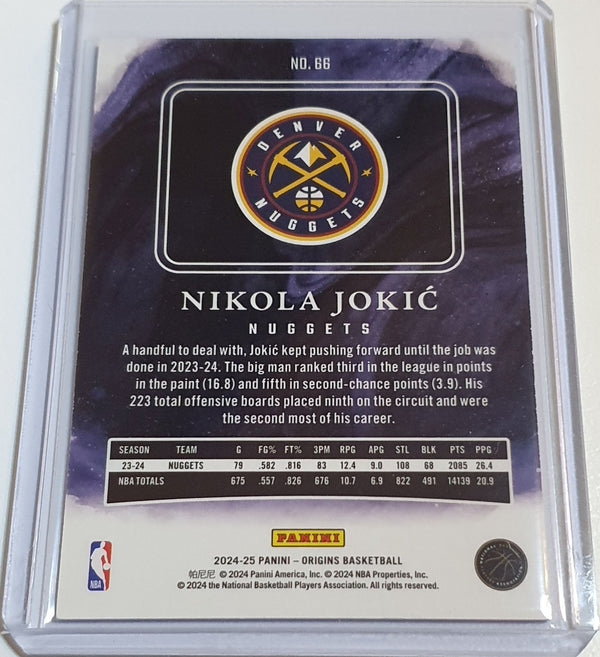 2024 Panini Origins Nikola Jokic #66 BLUE /99 Edition - Ready to Grade