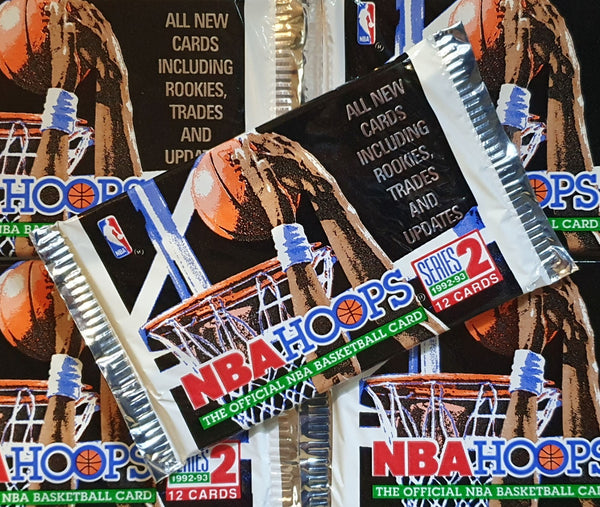 1992-93 NBA Hoops Basketball Series 2 Sealed Pack - Factory Sealed Packs