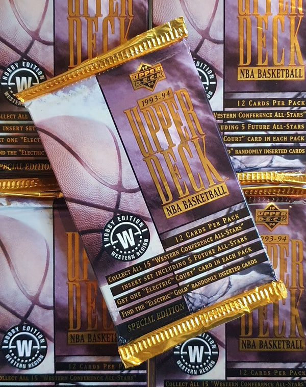 1993-94 Upper Deck NBA Basketball Hobby Western Region - Factory Sealed Packs