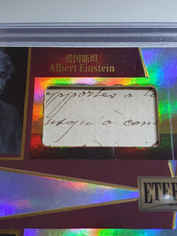 2024 Eternal Einstein da Vinci Newton Darwin RED /25 Quad History Relics  Sealed