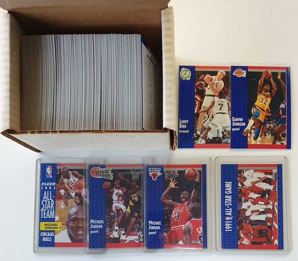 1991-92 Fleer Basketball Card Set Complete (400 Cards) - Michael Jordan