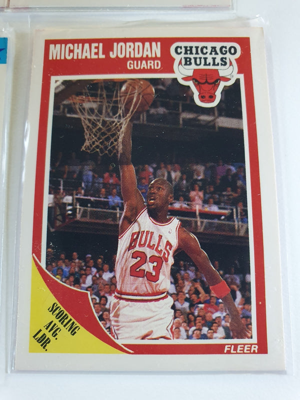 1989-90 Fleer Basketball Card Complete Set (168 Cards) - Michael Jordan