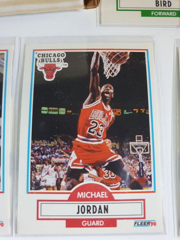 1990-91 Fleer NBA Basketball Card Complete Set (198 Cards) - Michael Jordan