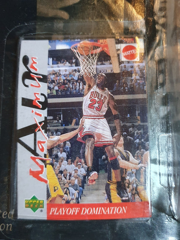 1999 Upper Deck Mattel Michael Jordan Max Air 2 Figurine - Sealed Figure & Card