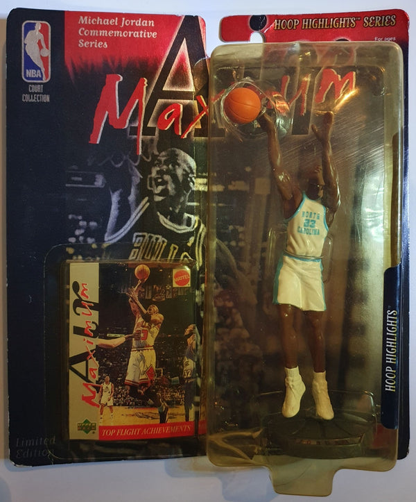 1999 Upper Deck Mattel Michael Jordan Hoops 2 Figurine - Sealed Figure & Card