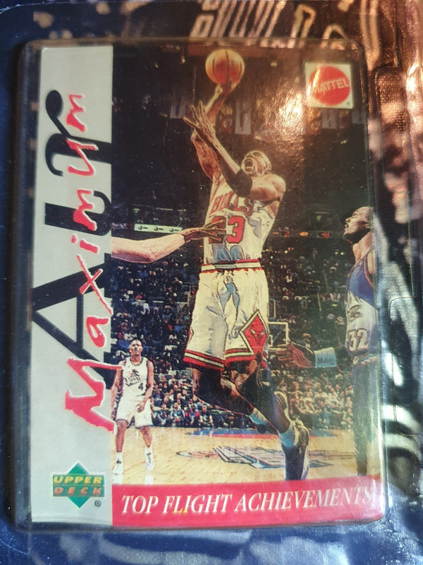 1999 Upper Deck Mattel Michael Jordan Hoops 2 Figurine - Sealed Figure & Card