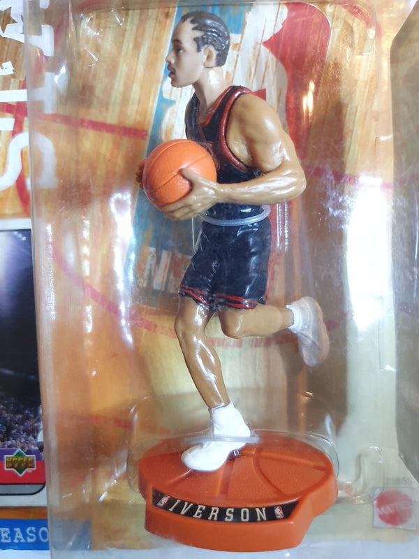 1998 Upper Deck Mattel Allen Iverson Super Stars Figurine - Sealed Figure & Card