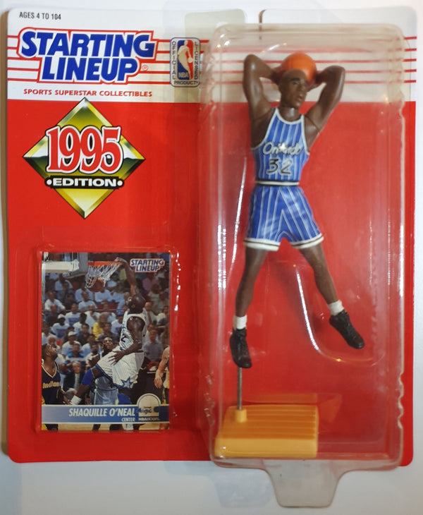 1995 Kenner Starting Lineup Shaquille O'Neal Figurine - Sealed Figure & Card