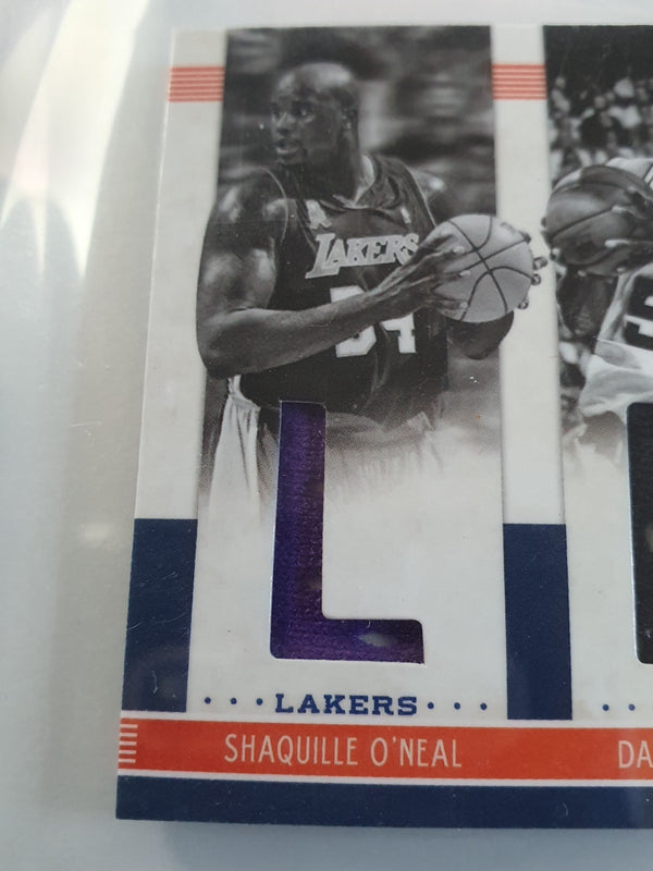 2011 Preferred Booklet /150 Six Jersey Patches Shaquille Kareem Olajuwon - BGS 9