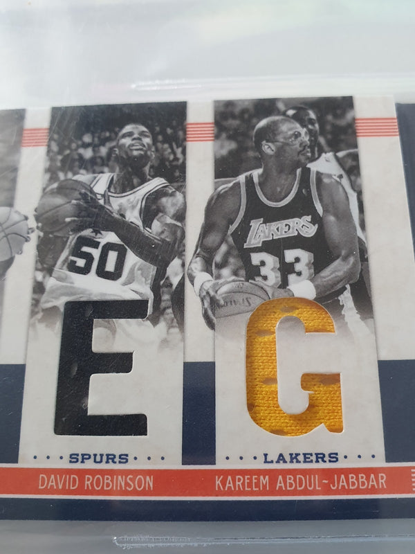 2011 Preferred Booklet /150 Six Jersey Patches Shaquille Kareem Olajuwon - BGS 9