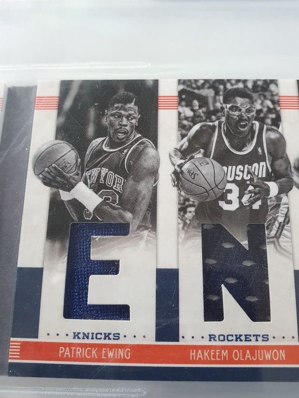 2011 Preferred Booklet /150 Six Jersey Patches Shaquille Kareem Olajuwon - BGS 9