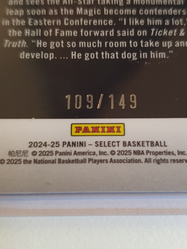 2024 Panini Select Paolo Banchero #35 WHITE /149 Holo Concourse - Ready to Grade