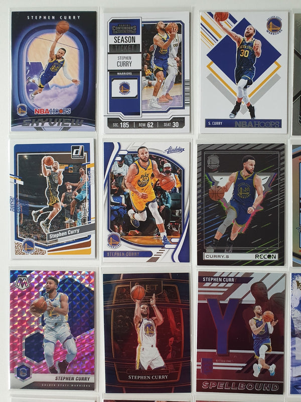 Stephen Curry Lot of 28 x Chef Curry Collection Cards - Good Condition