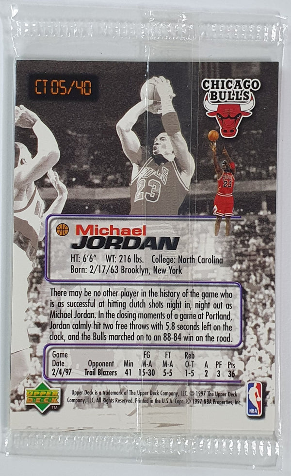 1997 Upper Deck Nestle Crunch Time Michael Jordan - Factory Sealed Pack