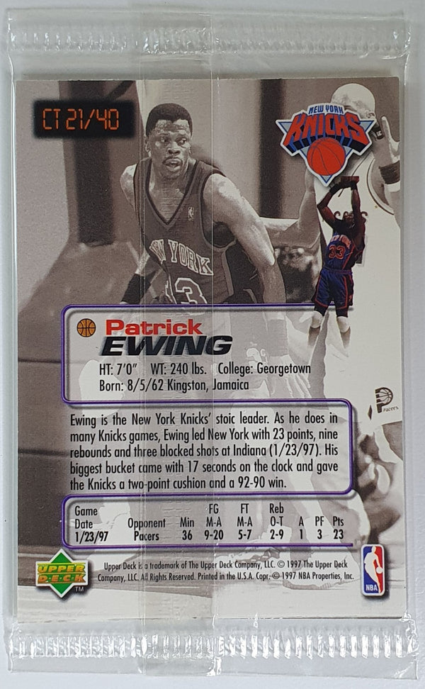 1997 Upper Deck Nestle Crunch Time Patrick Ewing - Factory Sealed Pack